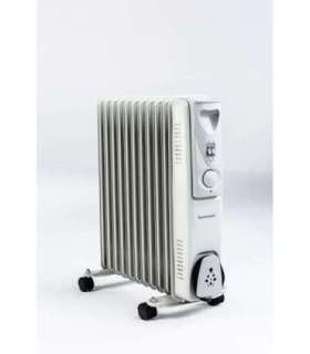 Ravanson OH-11 electric space heater Oil electric space heater Indoor White, Silver 2500 W