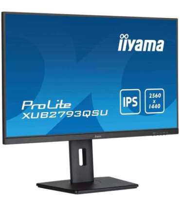 iiyama 27" IPS-panel, 2560x1440@100Hz QHD,1ms, 15cm Height Adj. Stand, 300nits,HDMI, DP, Speakers, USB 2x3.2