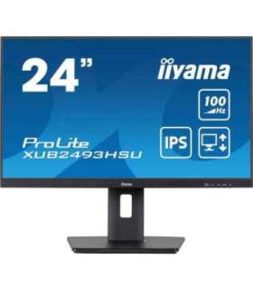 24" IPS-panel, 1920x1080@100Hz, 15cm Height Adj. Stand, 1ms (MPRT), 300cd/m², Speakers, HDMI, DisplayPort, Speakers, USB 2x 2