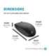 HP 235 Slim Wireless Mouse - Black