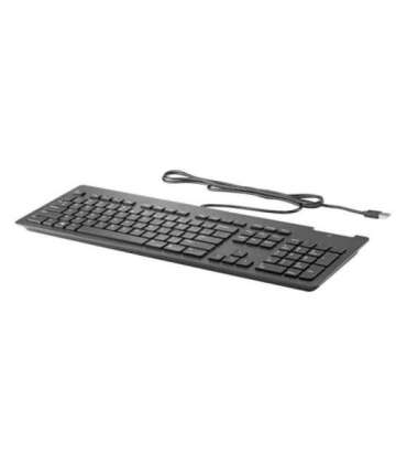 HP Slim v2 USB Wired Keyboard - Smartcard - Black - ESTONIAN