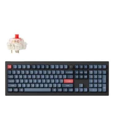Keychron V6 Max RGB - US Layout - Hot-Swappable Gateron Jupiter Red Wireless Keyboard
