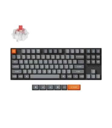 Keychron K8 Max RGB - US Layout - Hot-Swappable Super Red Wireless Keyboard