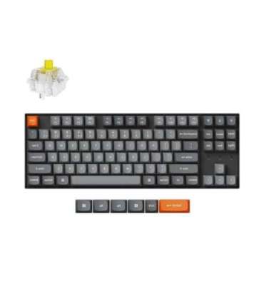 Keychron K8 Max RGB - US Layout - Hot-Swappable Super Banana Wireless Keyboard