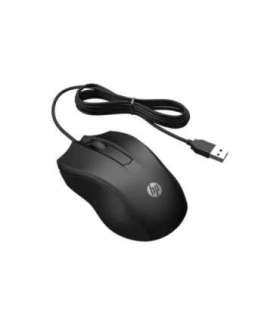 HP 100 USB Wired Mouse - Black