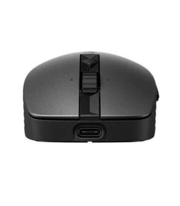HP 715 Wireless Bluetooth Mouse - Multi-Device, Programmable, 4-way Scrolling, Rechargeable - Black