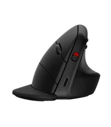 HP 925 Ergonomic Vertical Wireless Bluetooth Mouse - Detachable Wrist Rest, Multi-Surface - Black