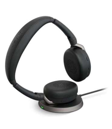 Jabra Evolve2 65 Flex MS Stereo Wireless Headset, Bluetooth, USB-A, Black