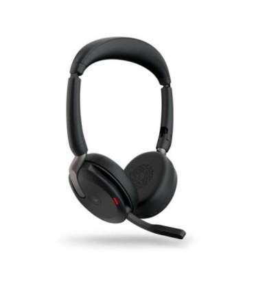 Jabra Evolve2 65 Flex MS Stereo Wireless Headset, Bluetooth, USB-A, Black
