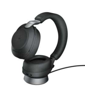 Jabra Evolve2 85 MS + Ladestation + Link 380c Black