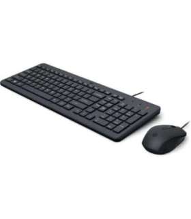 HP 150 USB Wired Mouse Keyboard Combo - Black - US ENG