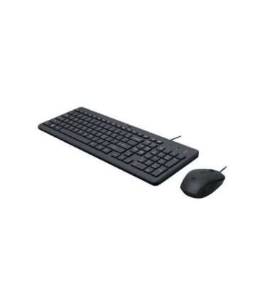 HP 150 USB Wired Mouse Keyboard Combo - Black - US ENG