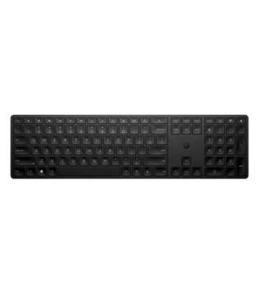 HP 455 Programmable Wireless Keyboard, Sanitizable - Black - US ENG