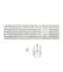 HP 655 Wireless Mouse Keyboard Combo, spill resistant - White – Nordic
