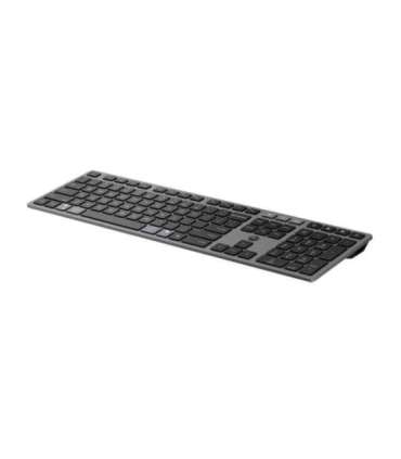 HP 725 Wireless Keyboard - Multi-Device, Dual-Mode, Programmable, Rechargeable - Nightfall Black, spill resistant - ENG