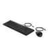 HP 225 G2 USB Wired Mouse Keyboard Combo, Copilot Key, spill resistant - Black - ESTONIAN