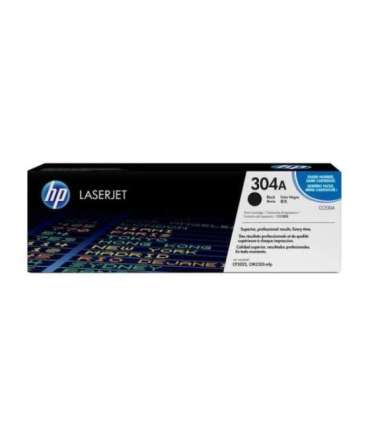 HP 304A Black Laser Toner Cartridge, 3500pages, for HP Color LaserJet CP2025, CM2320