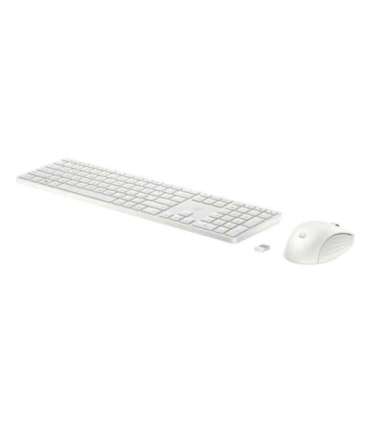 HP 650 Wireless Mouse Keyboard Combo - White - US ENG