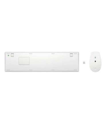 HP 650 Wireless Mouse Keyboard Combo - White - US ENG