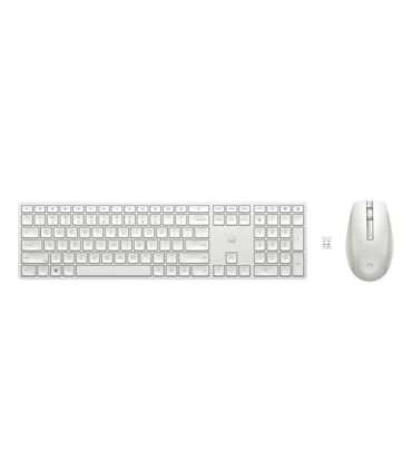 HP 650 Wireless Mouse Keyboard Combo - White - US ENG