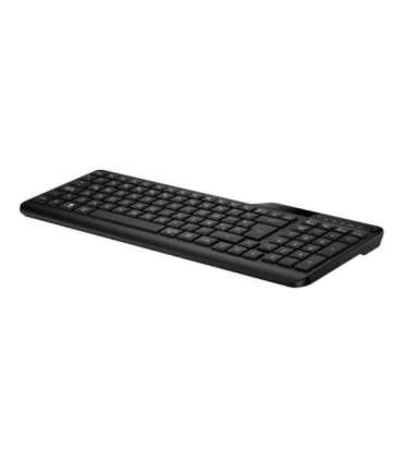 HP 475 Wireless Silent Keyboard - Dual-Mode, Spill-resistant, Sanitizable, Programmable - Black - US ENG