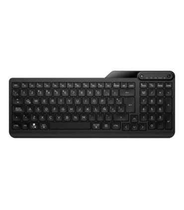 HP 475 Wireless Silent Keyboard - Dual-Mode, Spill-resistant, Sanitizable, Programmable - Black - US ENG