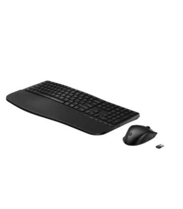HP 685 Comfort Dual-Mode Keyboard and Mouse Combo, spill resistant - Black - US ENG