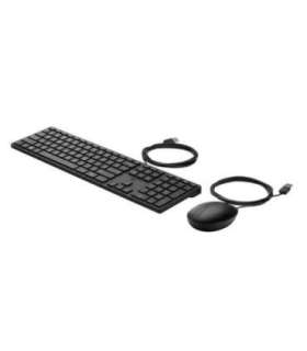 HP 320MK USB Wired Mouse Keyboard Combo, spill resistant – Black - US ENG