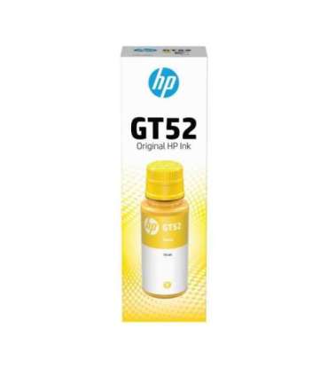 HP GT52 Yellow Ink Bottle - BOX DAMAGE - 8000 pages, for HP DeskJet GT series, Cronos