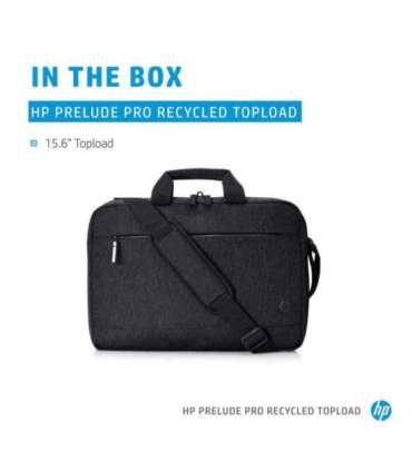 HP Prelude Pro 15.6 Recycled Top Load, Water Resistant, Cable pass-through - Dark Grey