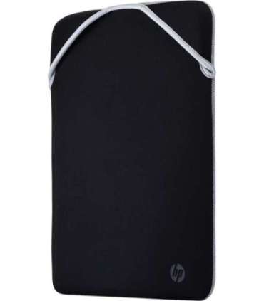 HP 14 Reversible Sleeve, Sanitizable - Black, Silver