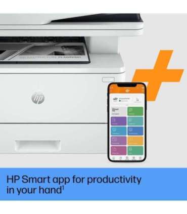 HP LaserJet Pro MFP 4102fdn AIO All-in-One Printer - A4 Mono Laser, Print/Copy/Dual-Side Scan/Fax, Automatic Document Feeder,