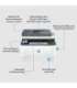HP LaserJet Pro 3002dn Printer - A4 Mono Laser, Print, Auto-Duplex, LAN, 33ppm, 350-2500 pages per month