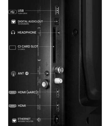 TV Set|HISENSE|32 "|Full HD|1920 x 1080 pixels|Flat|16:9|QLED|32A5Q