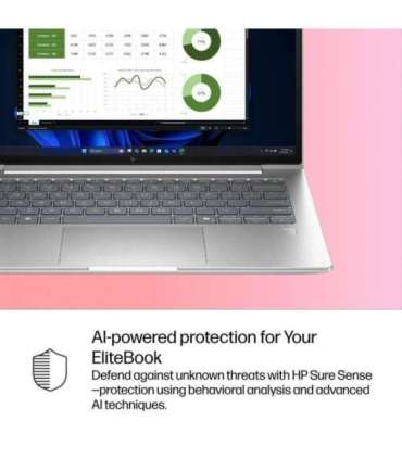 HP EliteBook 6 G1i 14 - Ultra 5-225U, 32GB, 512GB SSD, 14 WUXGA 300-nit AG, 5MP IR cam, WWAN-ready, Smartcard, FPR, US backli