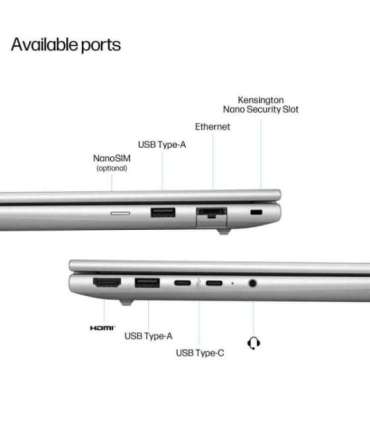 HP EliteBook 6 G1a AI 14 - Ryzen AI 5 340, 16GB, 512GB SSD, 14 WUXGA 300-nit AG, 5MP IR cam, WWAN-ready, Smartcard, FPR, US b