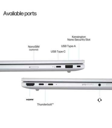 HP EliteBook 8 G1i 16 - Ultra 5-225U, 16GB, 512GB SSD, 16 WUXGA 300-nit AG, 5MP IR cam, WWAN-ready, Smartcard, FPR, Nordic ba