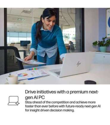 HP EliteBook X G1i AI 14 - Ultra 7-258V, 32GB, 512GB SSD, 14 WUXGA 400-nit AG, WWAN-ready, FPR, US backlit keyboard, Glacier 