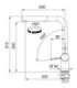 Franke Active L Spout 115.0653.382 Dual Spray Pull Down