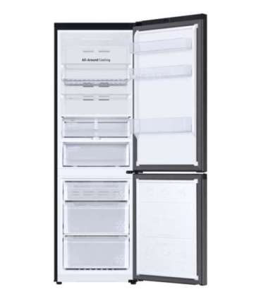 Samsung Refrigerator RB34C675EBN/EF, height 185.3cm, 344l, Energy class E, freezer 114l, fridge 230l