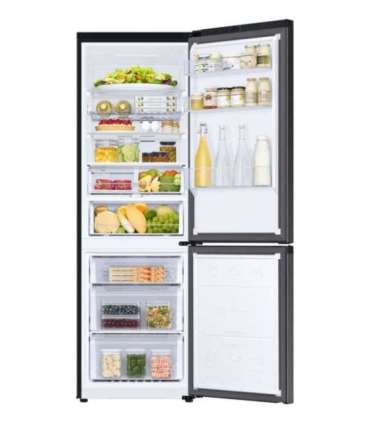 Samsung Refrigerator RB34C675EBN/EF, height 185.3cm, 344l, Energy class E, freezer 114l, fridge 230l