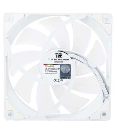 Thermalright TL-C12CW-S X3 PWM ARGB White 3vnt. (120mm) Cooling fans