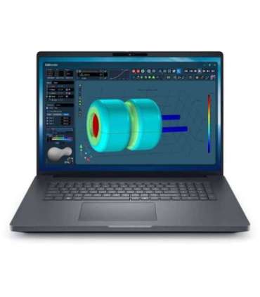 DELL Pro Max 18 Plus/Ultra 7 265HX/1x16GB/1TB SSD/18" QHD+ 500nit/RTX PRO 2000 Blackwell 8GB/FngPrint+Smart Card/FHD RGB Cam/