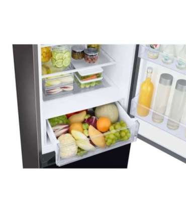 Samsung Refrigerator RB38C6B2E22/EF, height 203cm, 390l, Energy class E, freezer 114l, fridge 276l