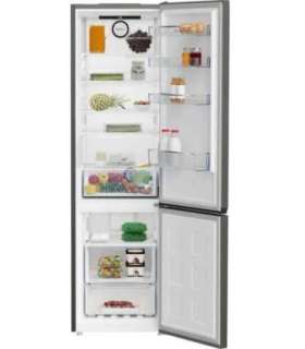 BEKO Refrigerator B1RCNA404G, height 203.5 cm, Energy class E, NeoFrost, AeroFlow, Grey