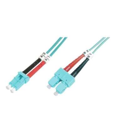 DIGITUS Fiber Optic Multimode Patch Cord, OM 3, LC / SC µ, 5 m