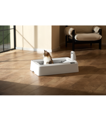 PETKIT Purobot Crystal Duo with Camera Self-Cleaning Cat Litter Box White
