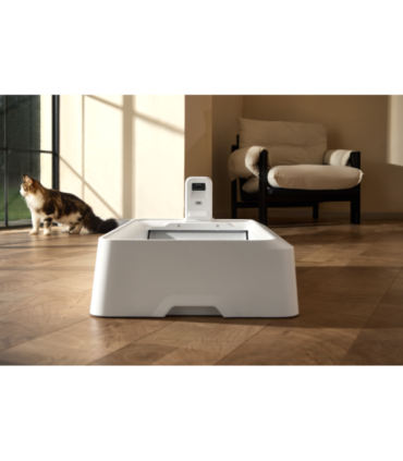 PETKIT Purobot Crystal Duo with Camera Self-Cleaning Cat Litter Box White