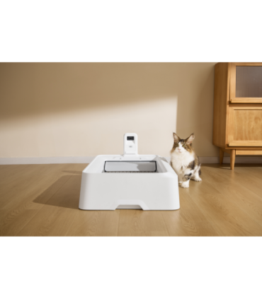 PETKIT Purobot Crystal Duo with Camera Self-Cleaning Cat Litter Box White