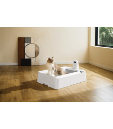 PETKIT Purobot Crystal Duo with Camera Self-Cleaning Cat Litter Box White